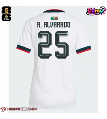 Mexiko Roberto Alvarado #25 Venkovní Dres pro Dámy MS 2026 Krátkým Rukávem