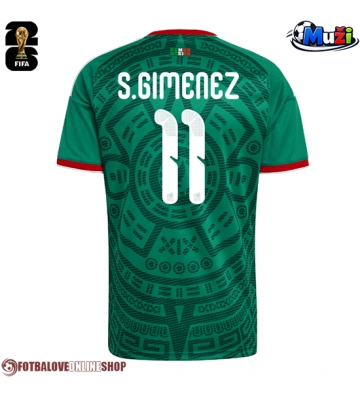 Mexiko Santiago Gimenez #11 Domácí Dres MS 2026 Krátkým Rukávem
