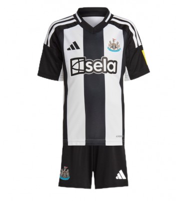 Newcastle United Domácí dres komplet pro Děti 2024-25 Krátkým Rukávem (+ Krátké kalhoty)
