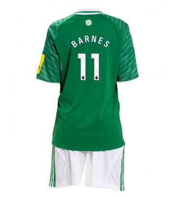 Newcastle United Harvey Barnes #11 Venkovní dres komplet pro Děti 2025-26 Krátkým Rukávem (+ Krátké kalhoty)