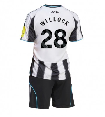 Newcastle United Joe Willock #28 Domácí dres komplet pro Děti 2025-26 Krátkým Rukávem (+ Krátké kalhoty)