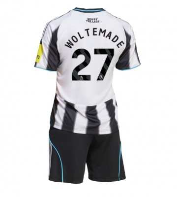 Newcastle United Nick Woltemade #27 Domácí dres komplet pro Děti 2025-26 Krátkým Rukávem (+ Krátké kalhoty)