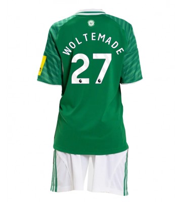 Newcastle United Nick Woltemade #27 Venkovní dres komplet pro Děti 2025-26 Krátkým Rukávem (+ Krátké kalhoty)