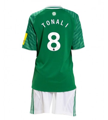 Newcastle United Sandro Tonali #8 Venkovní dres komplet pro Děti 2025-26 Krátkým Rukávem (+ Krátké kalhoty)