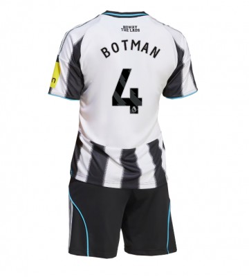 Newcastle United Sven Botman #4 Domácí dres komplet pro Děti 2025-26 Krátkým Rukávem (+ Krátké kalhoty)