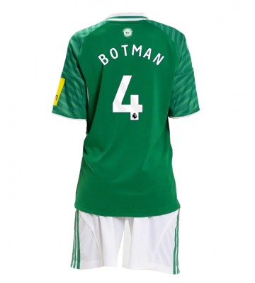 Newcastle United Sven Botman #4 Venkovní dres komplet pro Děti 2025-26 Krátkým Rukávem (+ Krátké kalhoty)