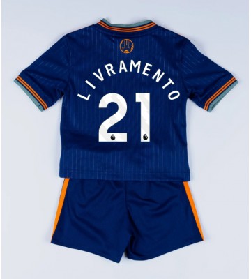 Newcastle United Tino Livramento #21 Alternativní dres komplet pro Děti 2025-26 Krátkým Rukávem (+ Krátké kalhoty)