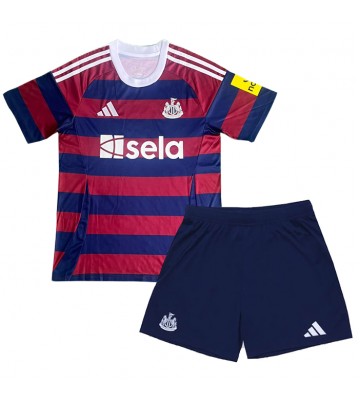 Newcastle United Venkovní dres komplet pro Děti 2024-25 Krátkým Rukávem (+ Krátké kalhoty)