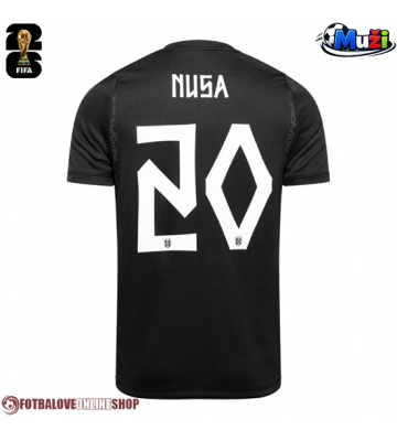 Norsko Antonio Nusa #20 Venkovní Dres MS 2026 Krátkým Rukávem