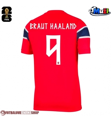 Norsko Erling Haaland #9 Domácí Dres MS 2026 Krátkým Rukávem