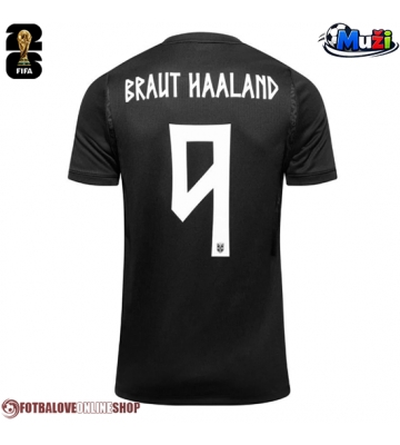 Norsko Erling Haaland #9 Venkovní Dres MS 2026 Krátkým Rukávem