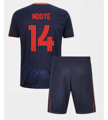 Nottingham Forest Dan Ndoye #14 Alternativní dres komplet pro Děti 2025-26 Krátkým Rukávem (+ Krátké kalhoty)