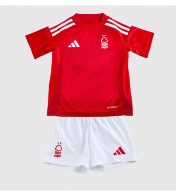 Nottingham Forest Domácí dres komplet pro Děti 2024-25 Krátkým Rukávem (+ Krátké kalhoty)