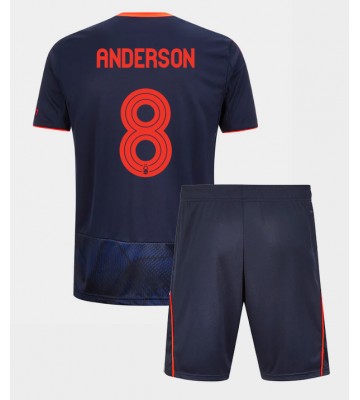 Nottingham Forest Elliot Anderson #8 Alternativní dres komplet pro Děti 2025-26 Krátkým Rukávem (+ Krátké kalhoty)
