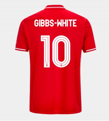 Nottingham Forest Morgan Gibbs-White #10 Domácí Dres 2025-26 Krátkým Rukávem