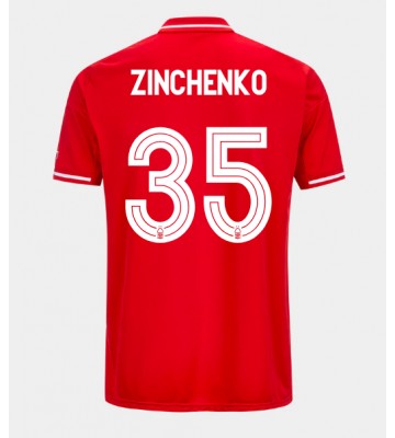 Nottingham Forest Oleksandr Zinchenko #35 Domácí Dres 2025-26 Krátkým Rukávem Nottingham Forest Oleksandr Zinchenko #35 Domácí Dres 2025-26 Krátkým Rukávem