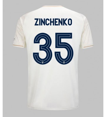 Nottingham Forest Oleksandr Zinchenko #35 Venkovní Dres 2025-26 Krátkým Rukávem Nottingham Forest Oleksandr Zinchenko #35 Venkovní Dres 2025-26 Krátkým Rukávem