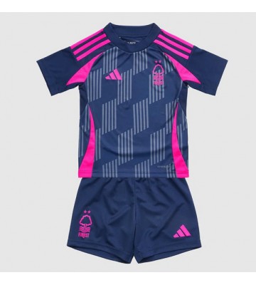 Nottingham Forest Venkovní dres komplet pro Děti 2024-25 Krátkým Rukávem (+ Krátké kalhoty)