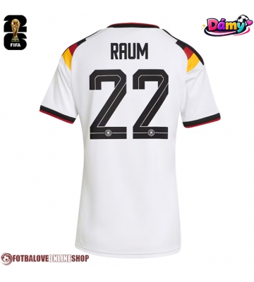 Německo David Raum #22 Domácí Dres pro Dámy MS 2026 Krátkým Rukávem