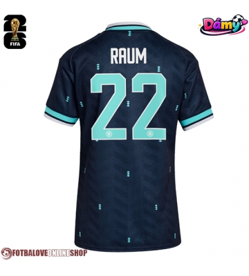 Německo David Raum #22 Venkovní Dres pro Dámy MS 2026 Krátkým Rukávem