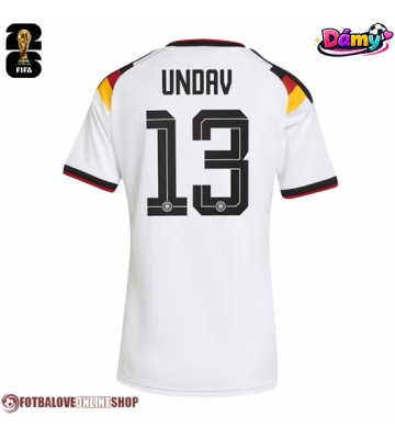 Německo Deniz Undav #13 Domácí Dres pro Dámy MS 2026 Krátkým Rukávem