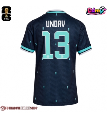 Německo Deniz Undav #13 Venkovní Dres pro Dámy MS 2026 Krátkým Rukávem