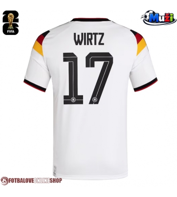 Německo Florian Wirtz #17 Domácí Dres MS 2026 Krátkým Rukávem