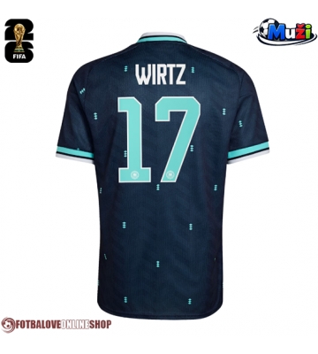Německo Florian Wirtz #17 Venkovní Dres MS 2026 Krátkým Rukávem