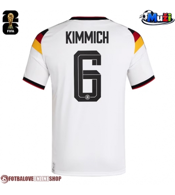 Německo Joshua Kimmich #6 Domácí Dres MS 2026 Krátkým Rukávem