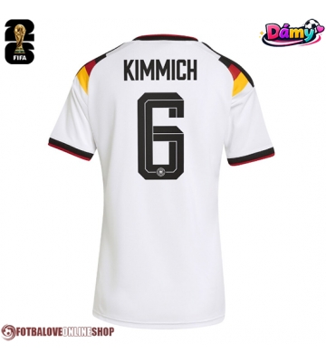 Německo Joshua Kimmich #6 Domácí Dres pro Dámy MS 2026 Krátkým Rukávem