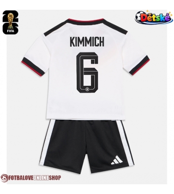 Německo Joshua Kimmich #6 Domácí dres komplet pro Děti MS 2026 Krátkým Rukávem (+ Krátké kalhoty)