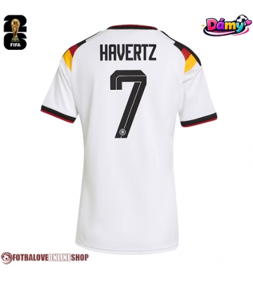 Německo Kai Havertz #7 Domácí Dres pro Dámy MS 2026 Krátkým Rukávem