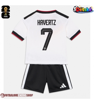 Německo Kai Havertz #7 Domácí dres komplet pro Děti MS 2026 Krátkým Rukávem (+ Krátké kalhoty)