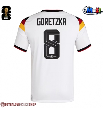 Německo Leon Goretzka #8 Domácí Dres MS 2026 Krátkým Rukávem