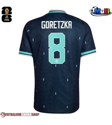 Německo Leon Goretzka #8 Venkovní Dres MS 2026 Krátkým Rukávem