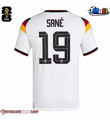 Německo Leroy Sane #19 Domácí Dres MS 2026 Krátkým Rukávem