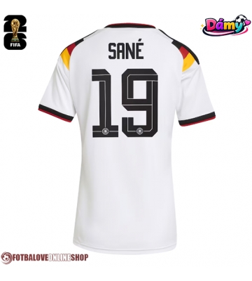 Německo Leroy Sane #19 Domácí Dres pro Dámy MS 2026 Krátkým Rukávem