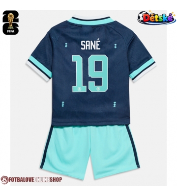 Německo Leroy Sane #19 Venkovní dres komplet pro Děti MS 2026 Krátkým Rukávem (+ Krátké kalhoty)