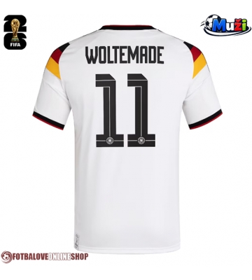 Německo Nick Woltemade #11 Domácí Dres MS 2026 Krátkým Rukávem