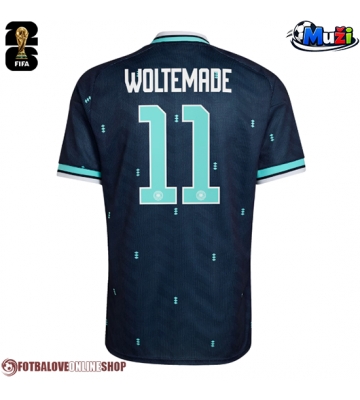 Německo Nick Woltemade #11 Venkovní Dres MS 2026 Krátkým Rukávem