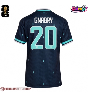 Německo Serge Gnabry #20 Venkovní Dres pro Dámy MS 2026 Krátkým Rukávem
