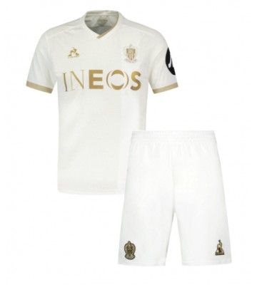 OGC Nice Venkovní dres komplet pro Děti 2024-25 Krátkým Rukávem (+ Krátké kalhoty)
