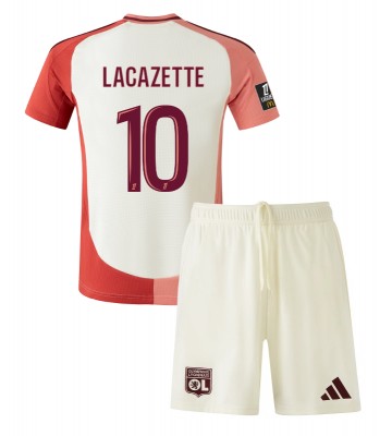Olympique Lyonnais Alexandre Lacazette #10 Alternativní dres komplet pro Děti 2024-25 Krátkým Rukávem (+ Krátké kalhoty)