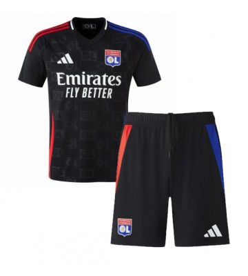 Olympique Lyonnais Venkovní dres komplet pro Děti 2024-25 Krátkým Rukávem (+ Krátké kalhoty)
