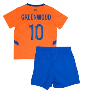Olympique de Marseille Mason Greenwood #10 Alternativní dres komplet pro Děti 2024-25 Krátkým Rukávem (+ Krátké kalhoty)