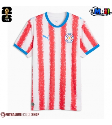 Paraguay Domácí Dres MS 2026 Krátkým Rukávem