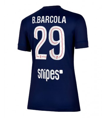 Paris Saint-Germain Bradley Barcola #29 Domácí Dres pro Dámy 2025-26 Krátkým Rukávem