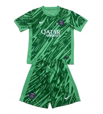 Paris Saint-Germain Brankář Domácí dres komplet pro Děti 2024-25 Krátkým Rukávem (+ Krátké kalhoty)