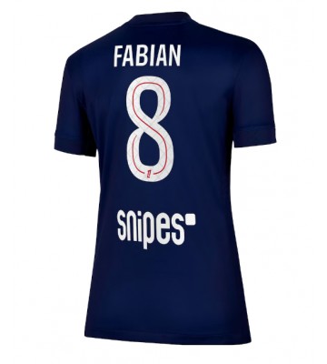 Paris Saint-Germain Fabian Ruiz #8 Domácí Dres pro Dámy 2025-26 Krátkým Rukávem