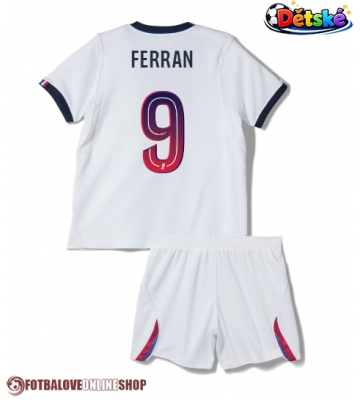 Paris Saint-Germain Ferran Torres #9 Venkovní dres komplet pro Děti 2026-27 Krátkým Rukávem (+ Krátké kalhoty)